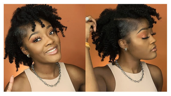 short 4C hairstyle