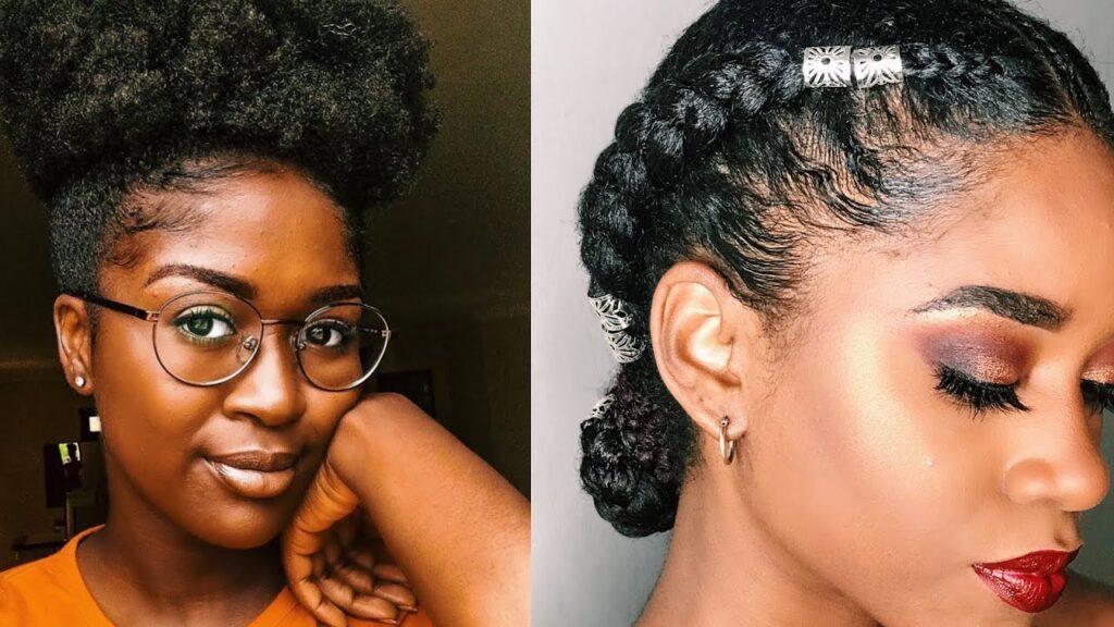 short 4C hairstyle